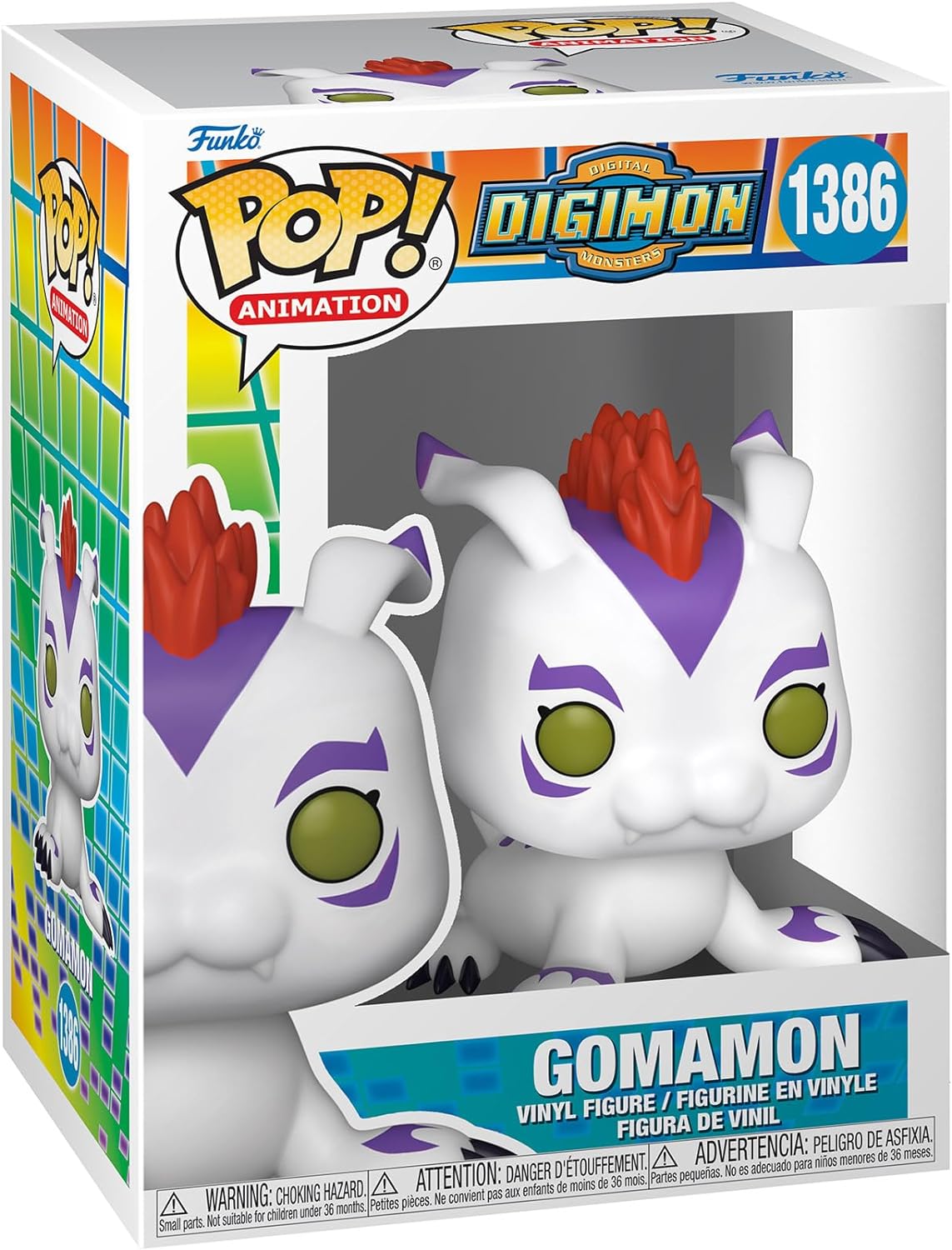 Funko Pop Digimon Gomanon - Figurine Vinyle - Hauteur 9cm env.