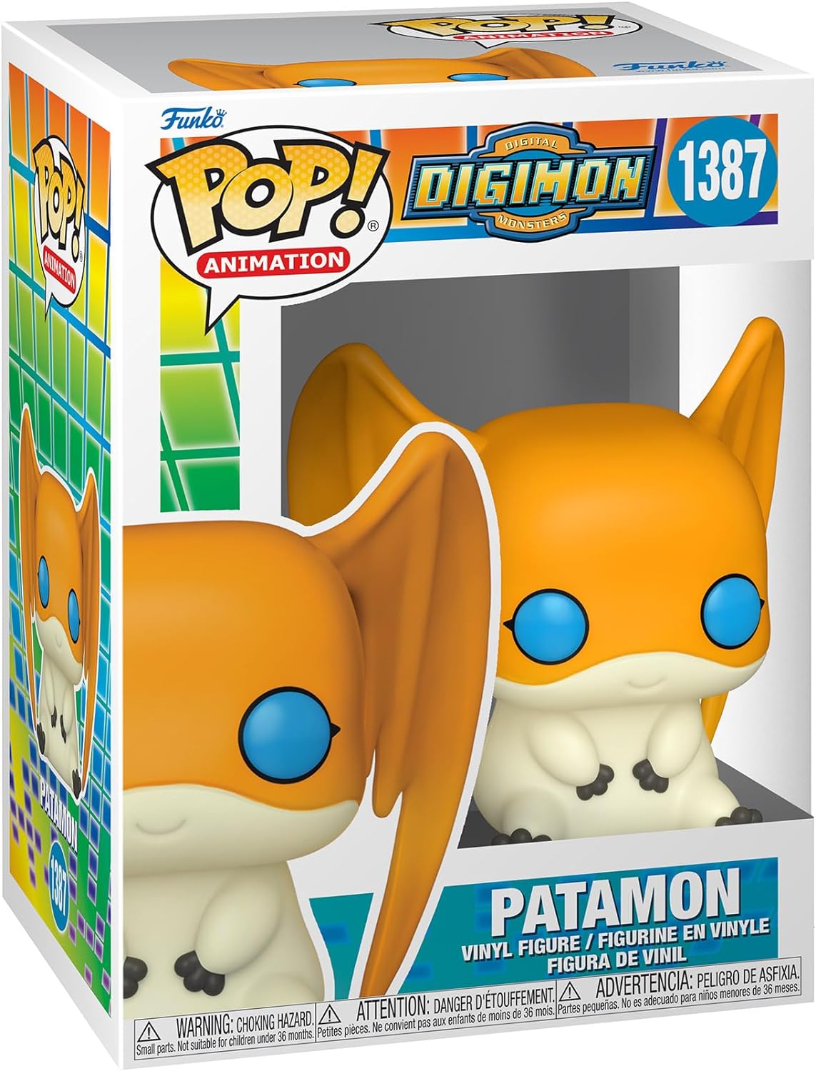 Funko Pop Digimon Patamon - Figurine Vinyle - Hauteur 9cm env.