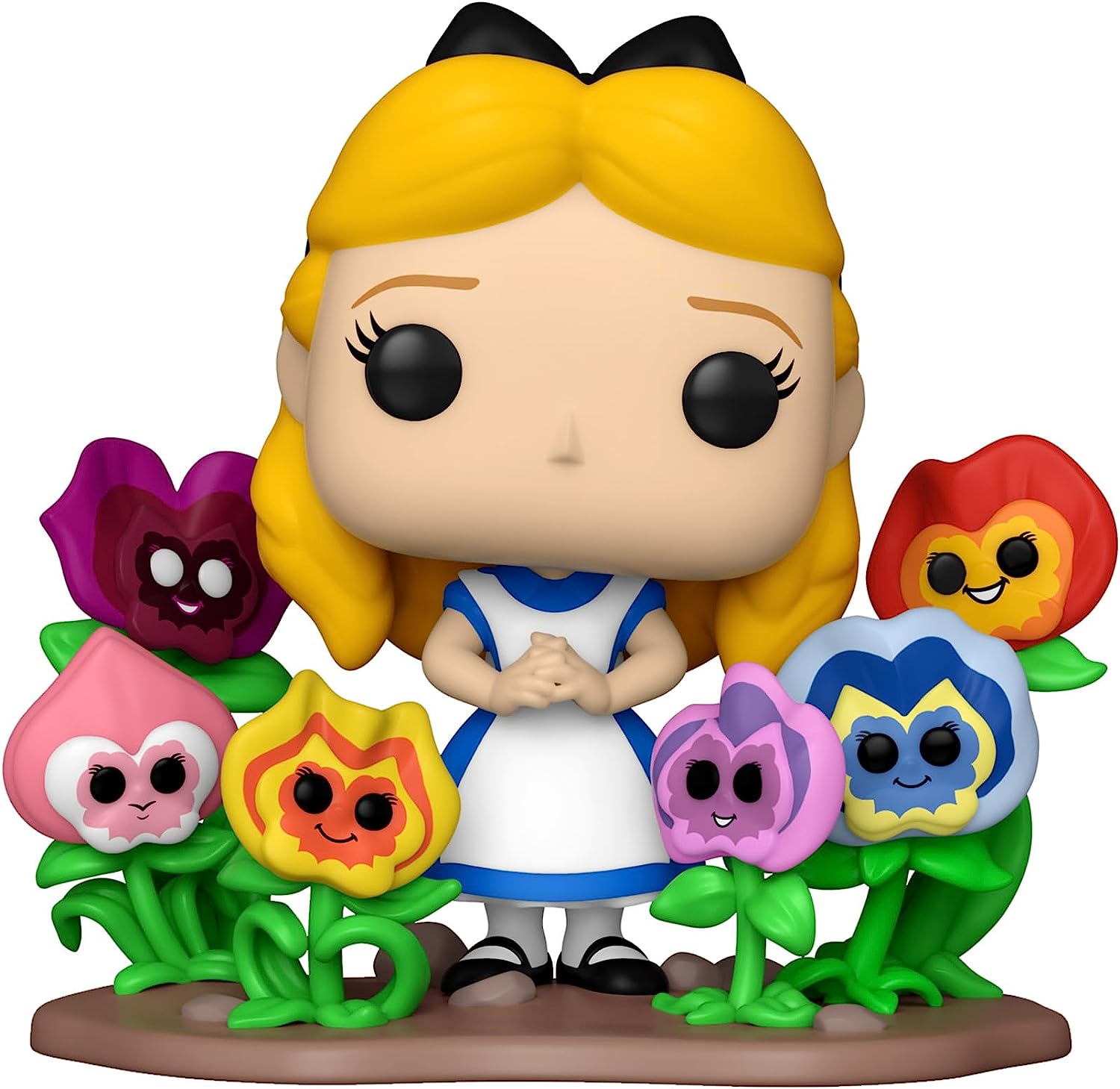 Funko Pop Disney Alice au Pays des Merveilles 70Th Alice avec des Fleurs - Figurine Vinyle - Hauteur 9,5 cm env.