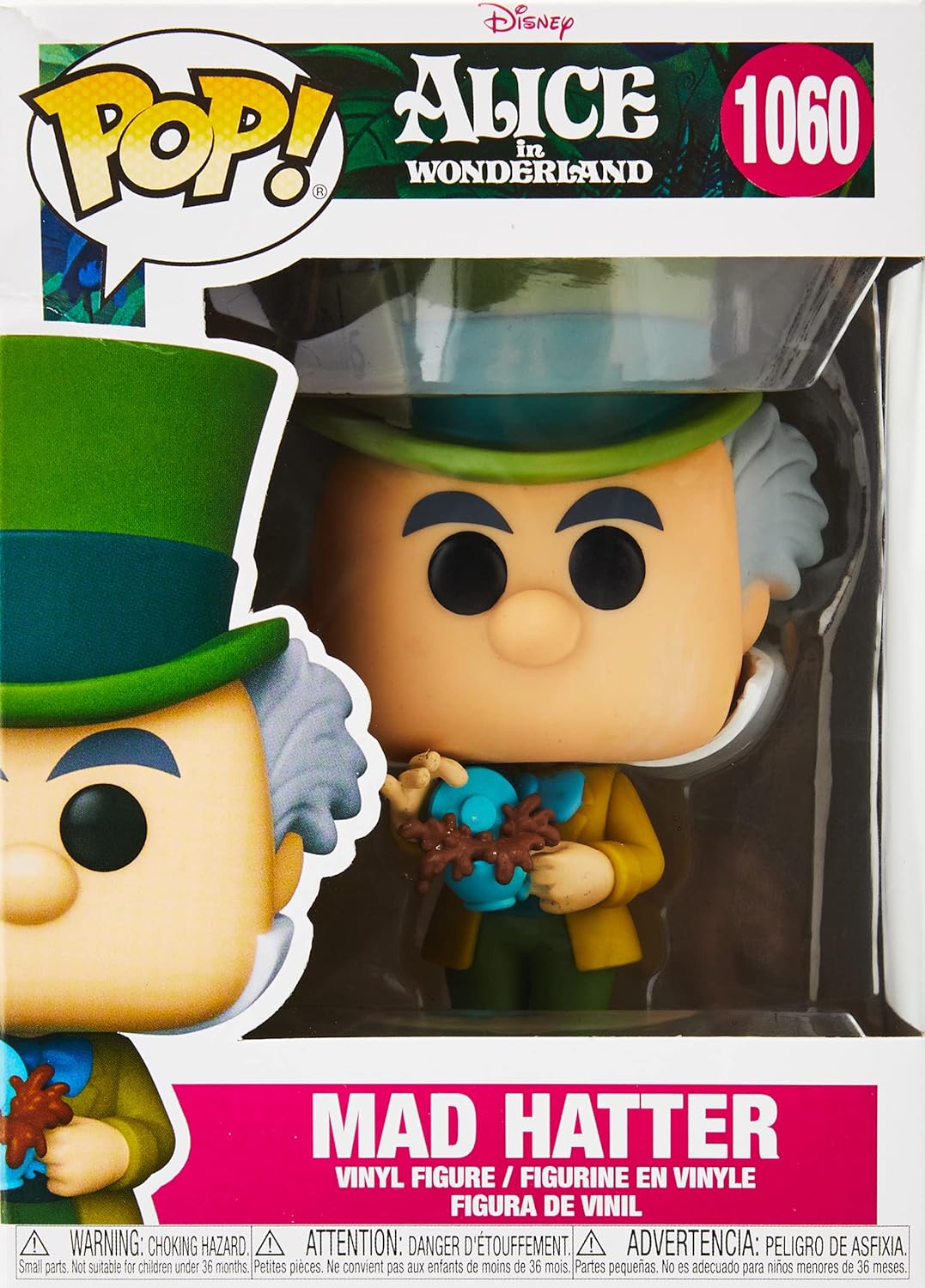 Funko Pop Disney Alice au Pays des Merveilles 70Th Mad Hatter - Figurine Vinyle - Hauteur 9,5cm env.