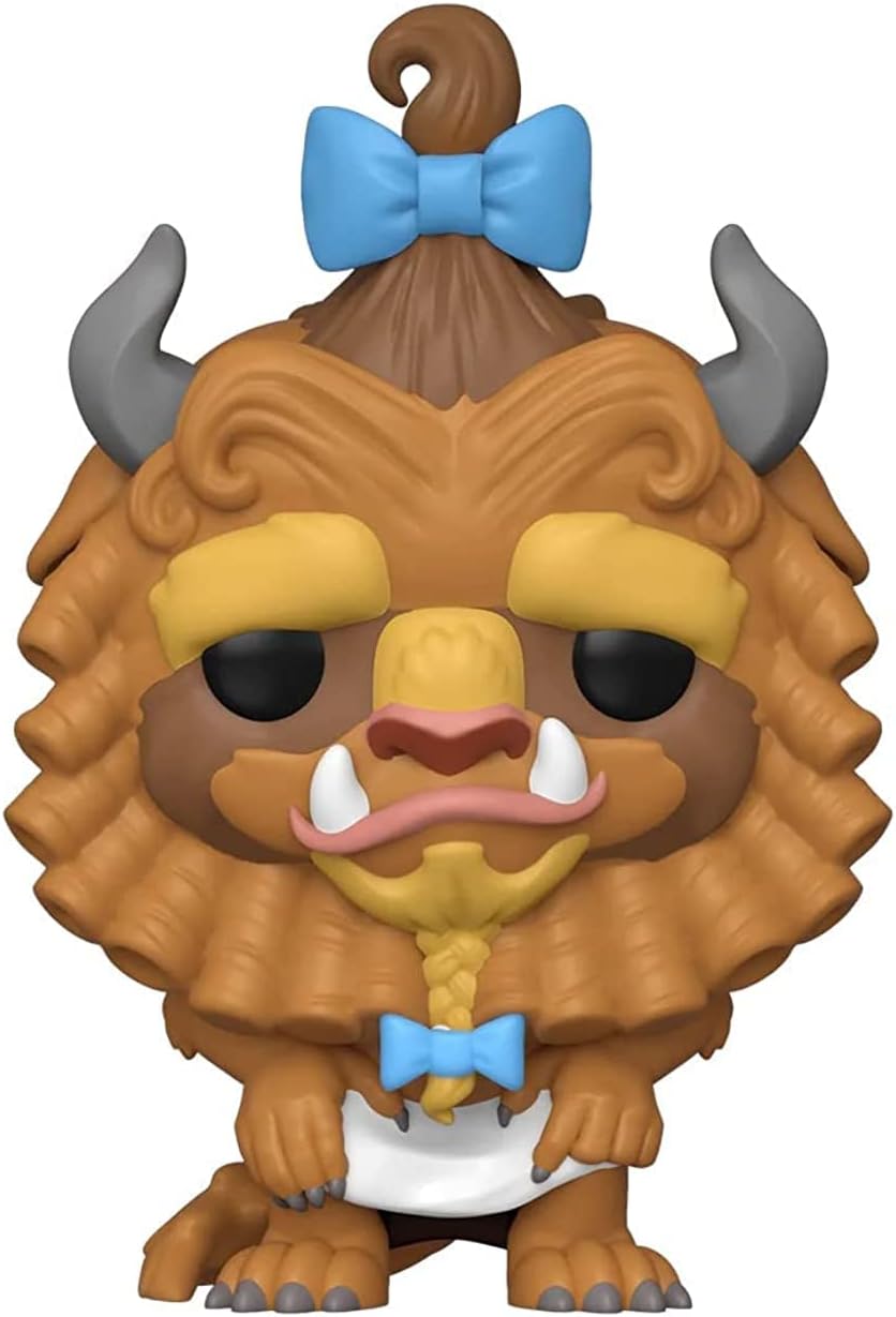 Funko Pop Disney La Belle et la Bête Bête avec Boucles - Figurine Vinyle - Hauteur 9,5cm env.