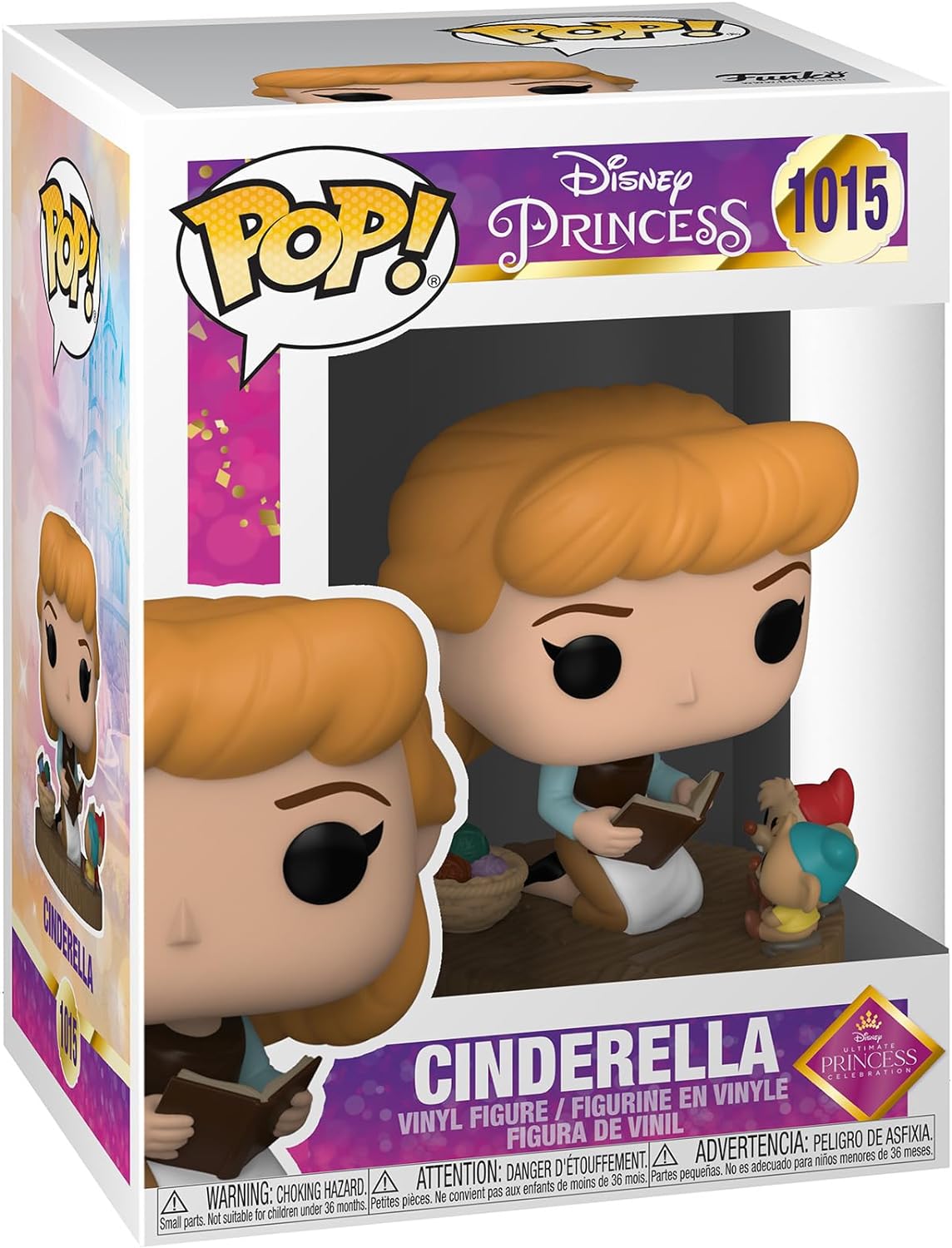 Funko Pop Disney Ultimate Princess Cendrillon - Figurine Vinyle - Hauteur 9,5cm env.