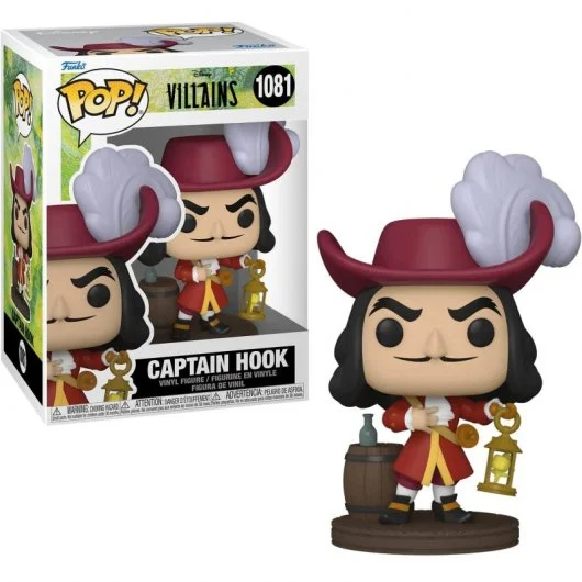 Funko Pop Disney Villains Captain Hook - Figurine Vinyle - Hauteur 10cm env.