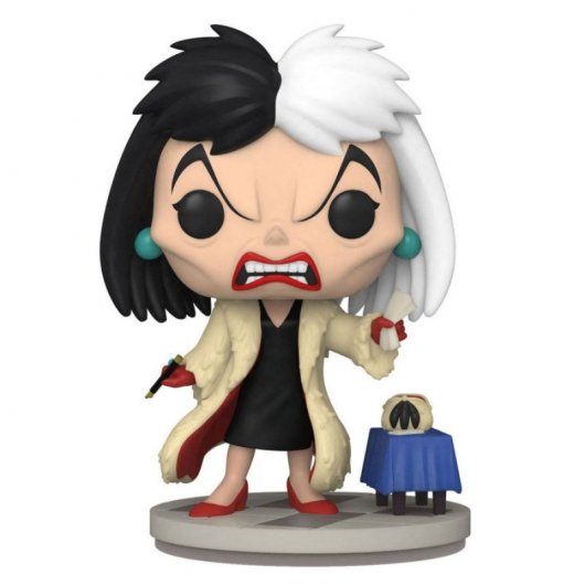 Funko Pop Disney Villains Cruella de Vil - Figurine Vinyle - Hauteur 10cm env.