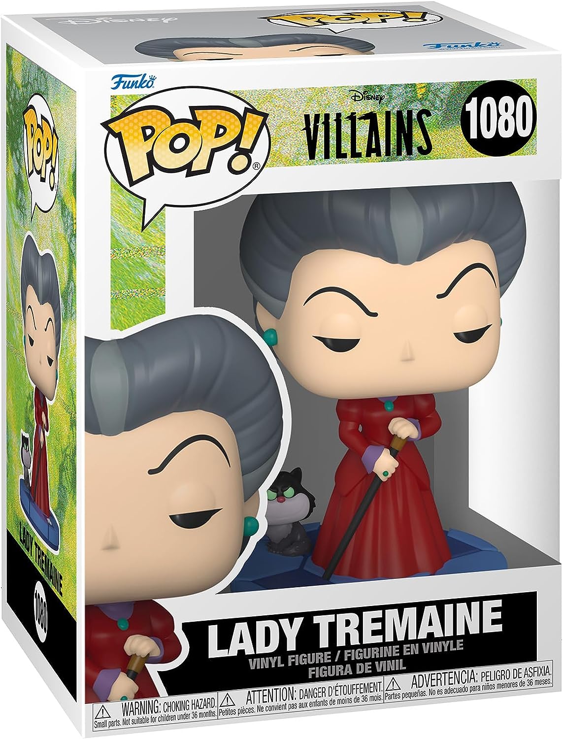 Funko Pop Disney Villains Lady Tremaine La Belle-Mère - Figurine Vinyle - Hauteur 12cm env.