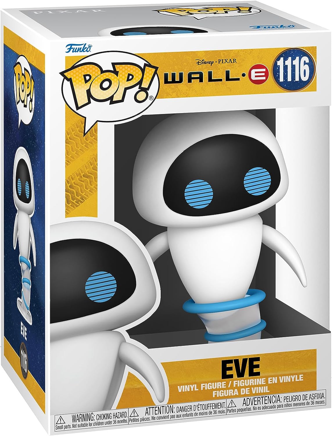 Funko Pop Disney Wall-E Eve - Figurine Vinyle - Hauteur 9,5cm env.