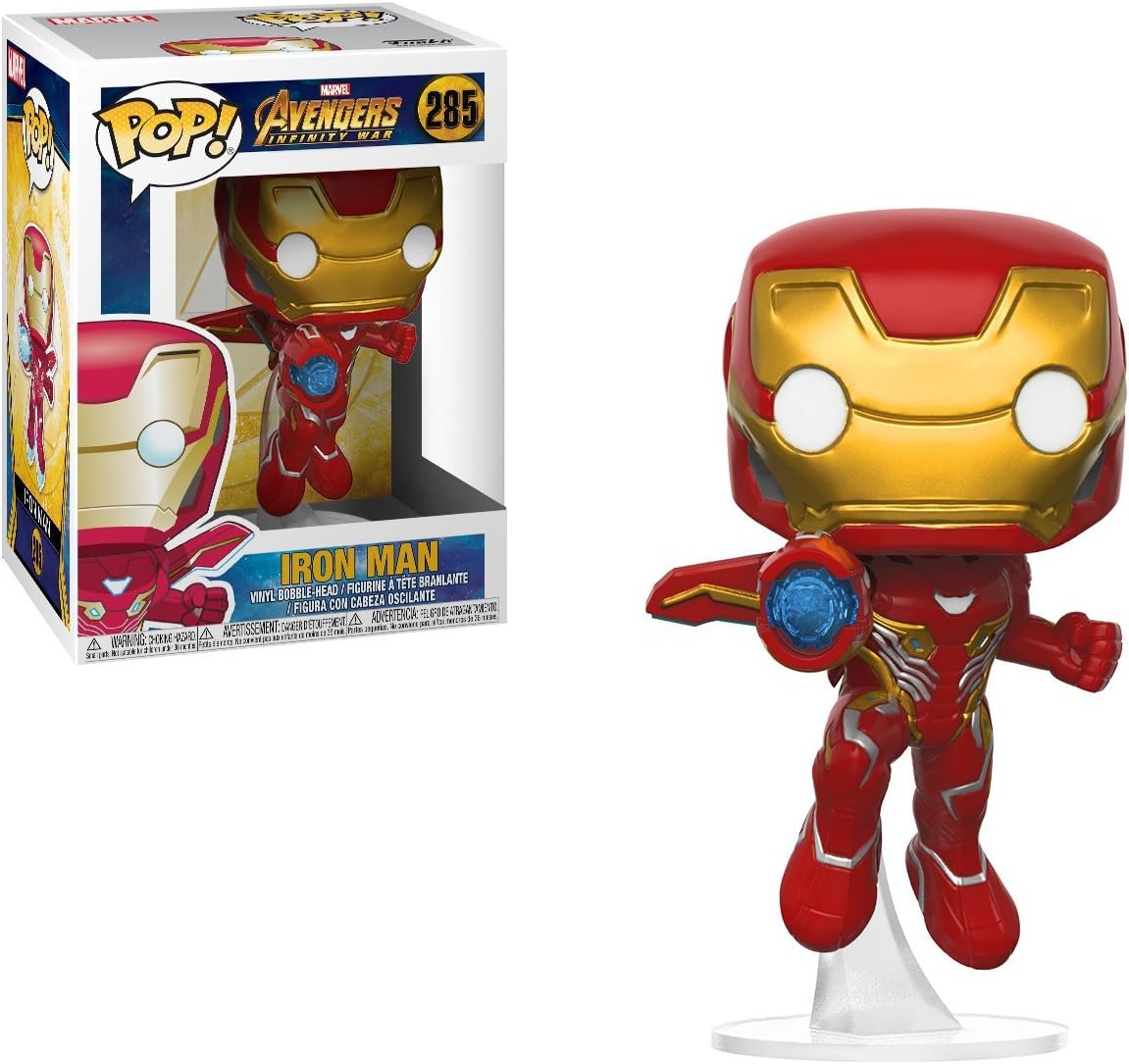 Funko Pop Marvel Avengers Infinity War Iron Man - Figurine Vinyle - Hauteur 9cm env.