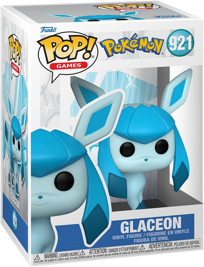 Funko Pop Pokémon Glaceon - Figurine Vinyle - Hauteur 9,5cm env.