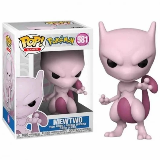 Funko Pop Pokémon Mewtwo - Figurine Vinyle - Hauteur 9,5cm env.