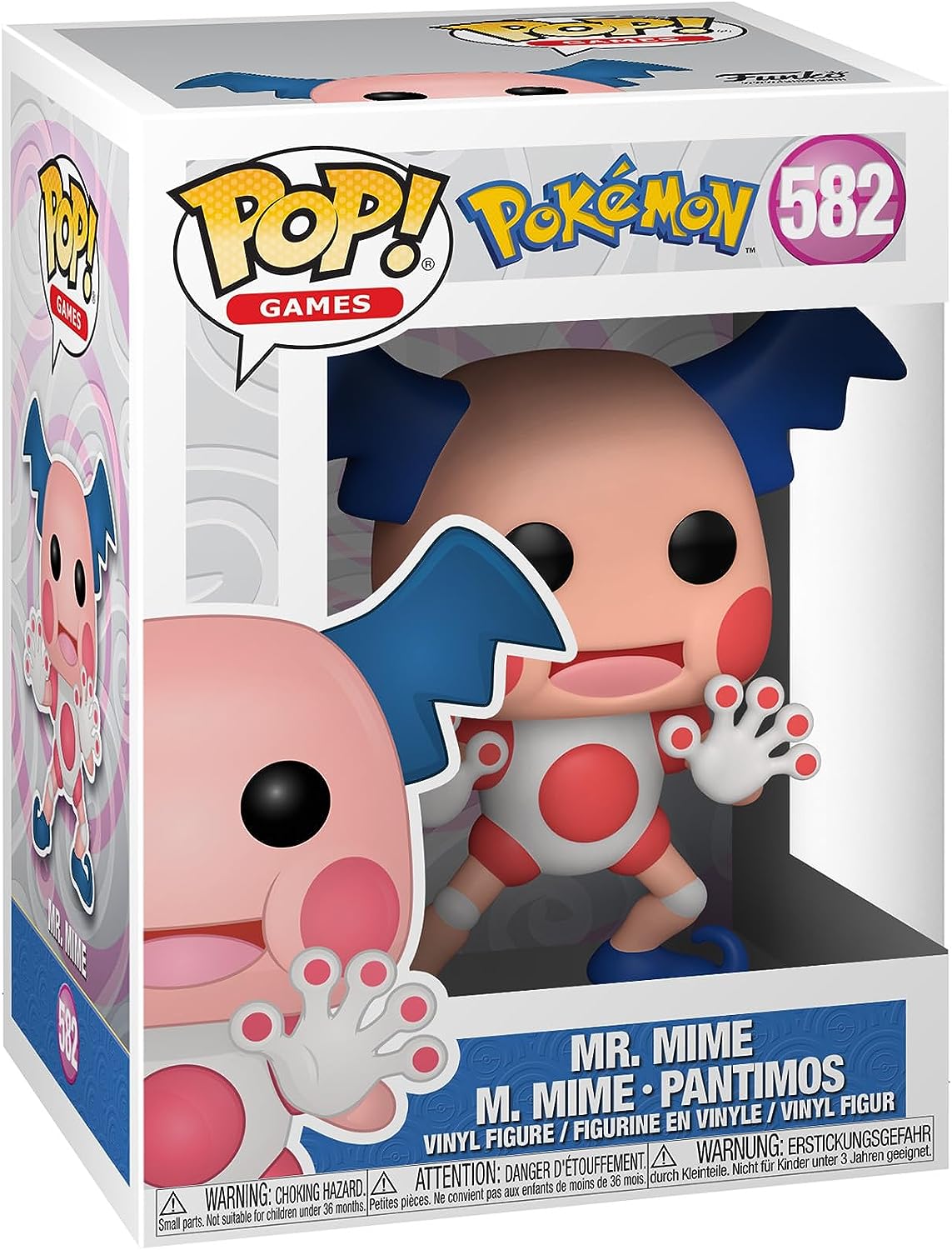 Funko Pop Pokémon Mr. Mime - Figurine Vinyle - Hauteur 9,5cm env.