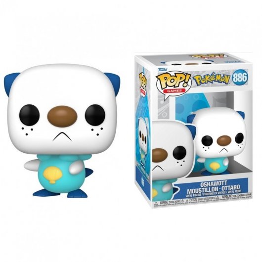 Funko Pop Pokémon Oshawott - Figurine Vinyle - Hauteur 9,5cm env.