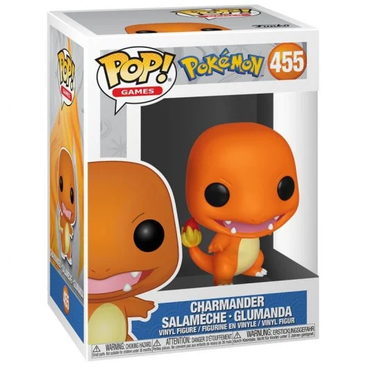 Funko Pop Pokémon Salamèche - Figurine Vinyle - Hauteur 10cm env.