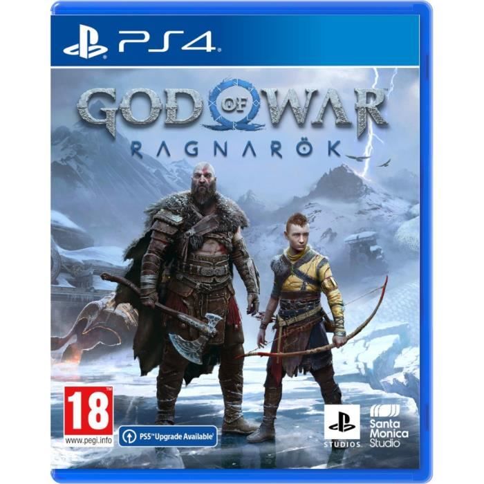 God Of War : Ragnarök Jeu PS4 (Mise a niveau PS5 disponible)