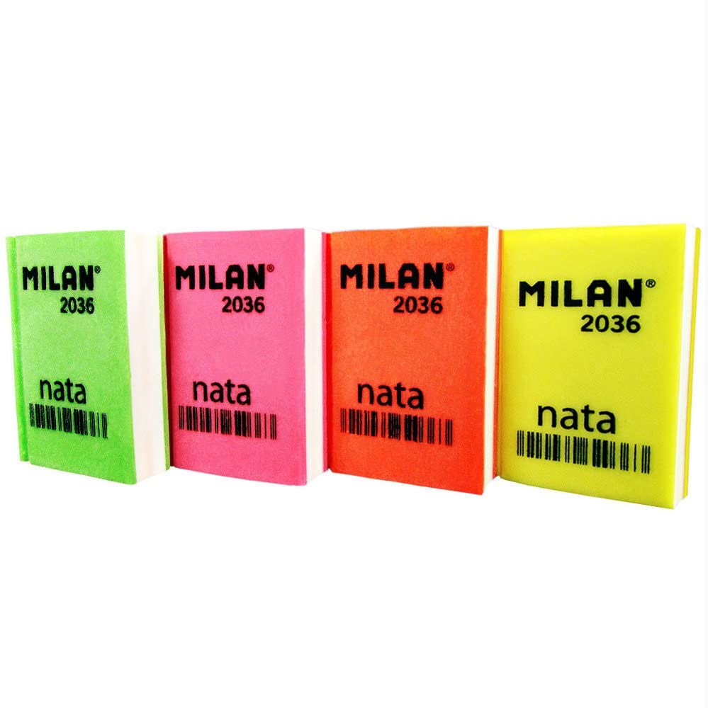 Lot 36 Gommes Rectangulaires Milan Nata 2036