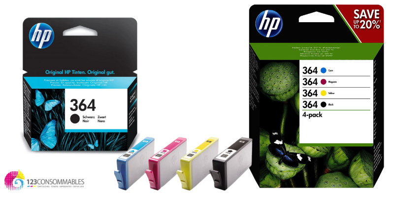 HP 953 Cartouche encre couleurs séparées pour imprimante jet d