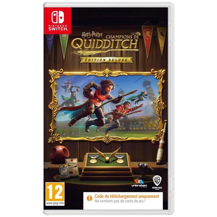 Harry Potter : Champions de Quidditch - Jeu Nintendo Switch (Code dans la boite)