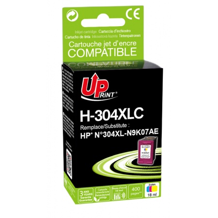 1 Kit de recharge compatible HP 304 304xl Couleur