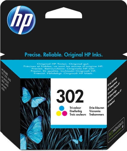 ✓ HP cartouche encre 302 couleur couleur couleur en stock