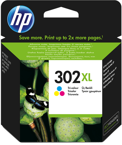 ✓ Cartouche compatible HP 302 BK noir - SANS NIVEAU ENCRE couleur