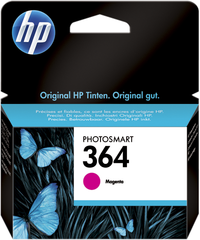 ✓ HP cartouche encre 364 magenta couleur magenta en stock