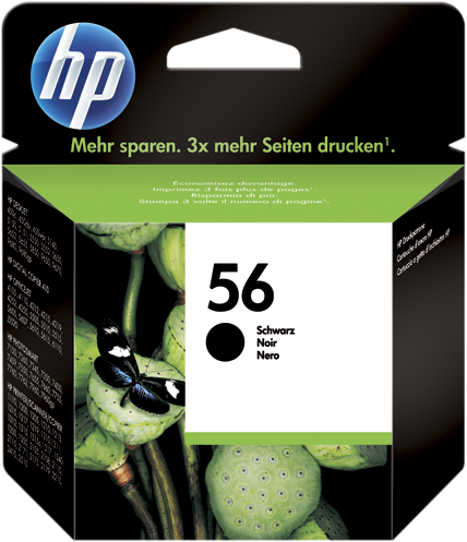 ✓ HP cartouche encre 56 noir couleur Noir en stock - 123CONSOMMABLES