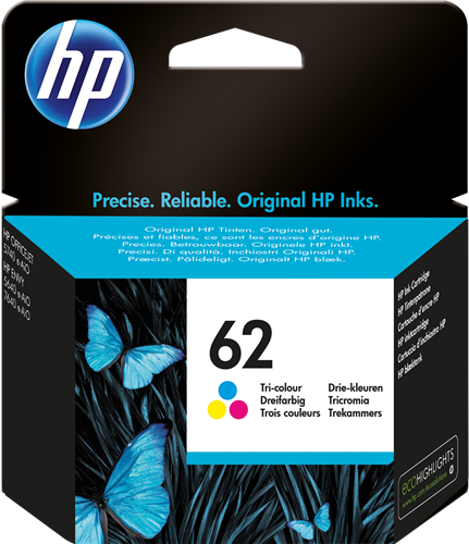 Convient pour HP 62 / HP 62XL Cartouche d'encre couleur - Convient pour HP  Envy 5540