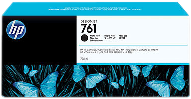 HP cartouche encre 761 noir mat CM997A (775 ml)