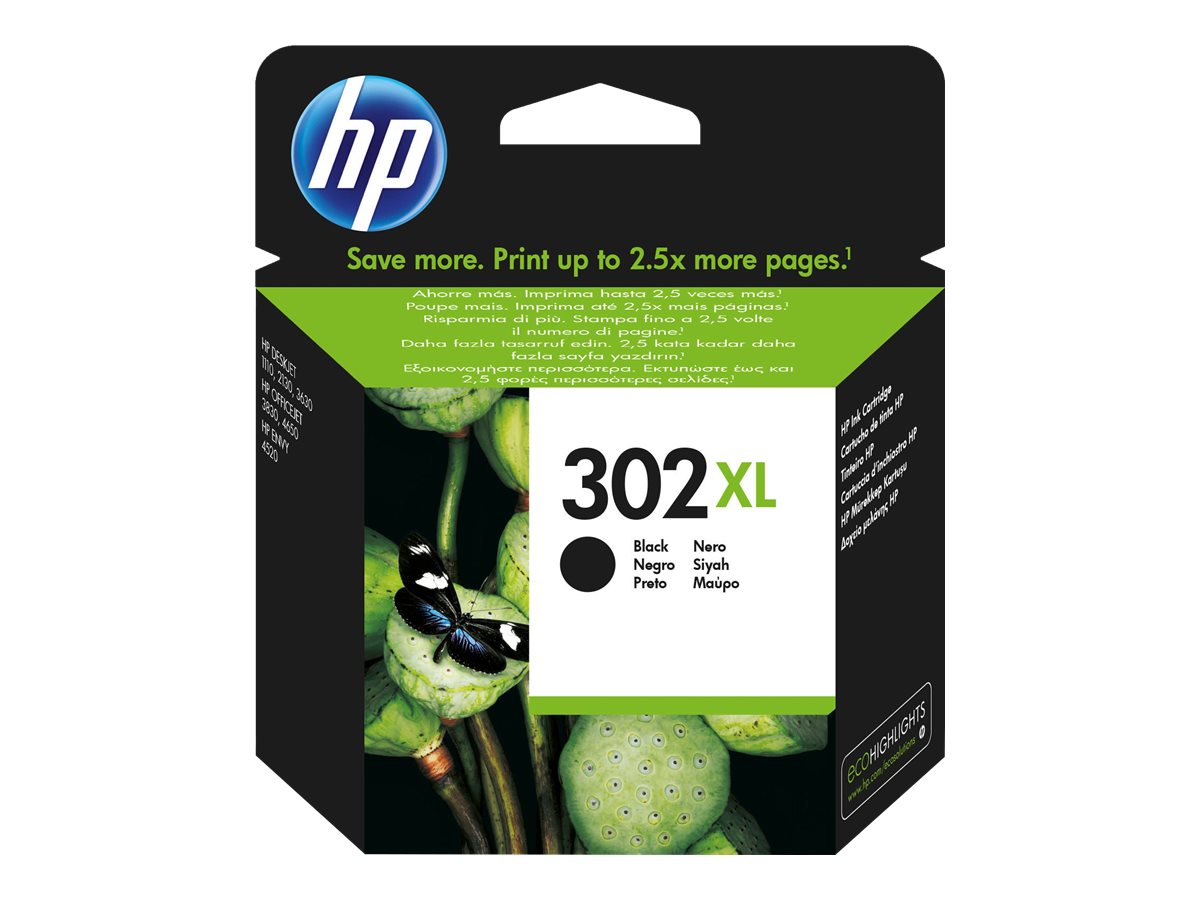 ✓ HP cartouche encre 302XL noir couleur Noir en stock - 123CONSOMMABLES