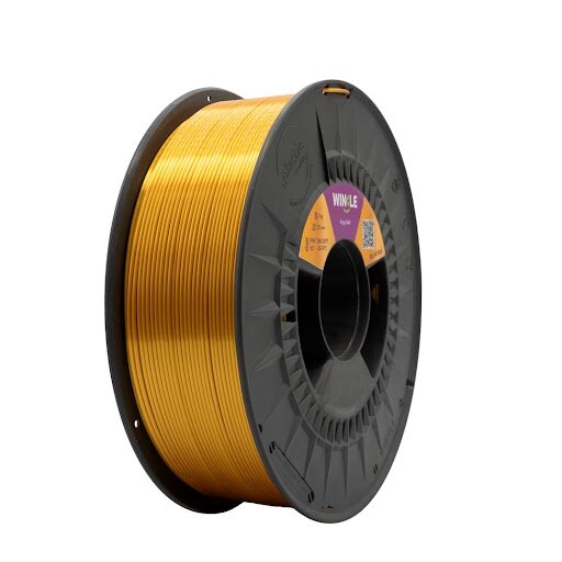 Filament 3D PLA GLITTER - Diamètre 1,75 mm - Bobine de 1 kg - Couleur Or