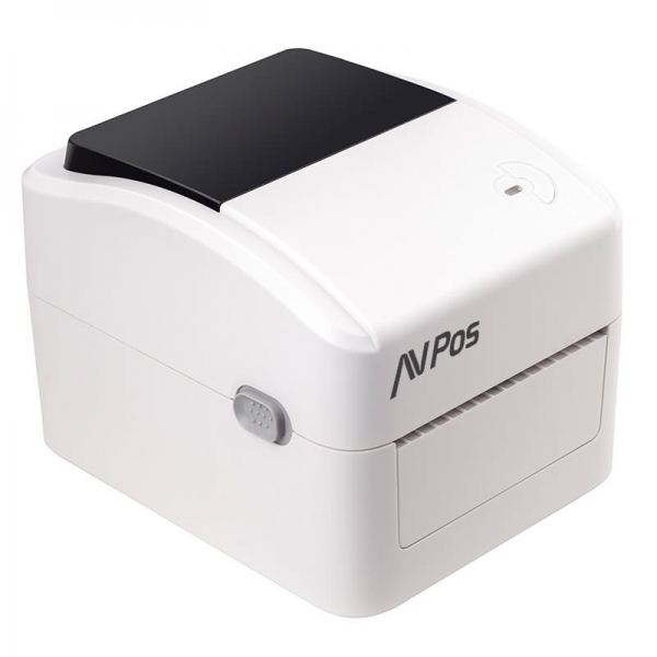 Imprimante d'étiquettes thermique AVPos AVP-E42 - Résolution 203 DPI - Vitesse 152 mm/s - USB - Couleur Blanc