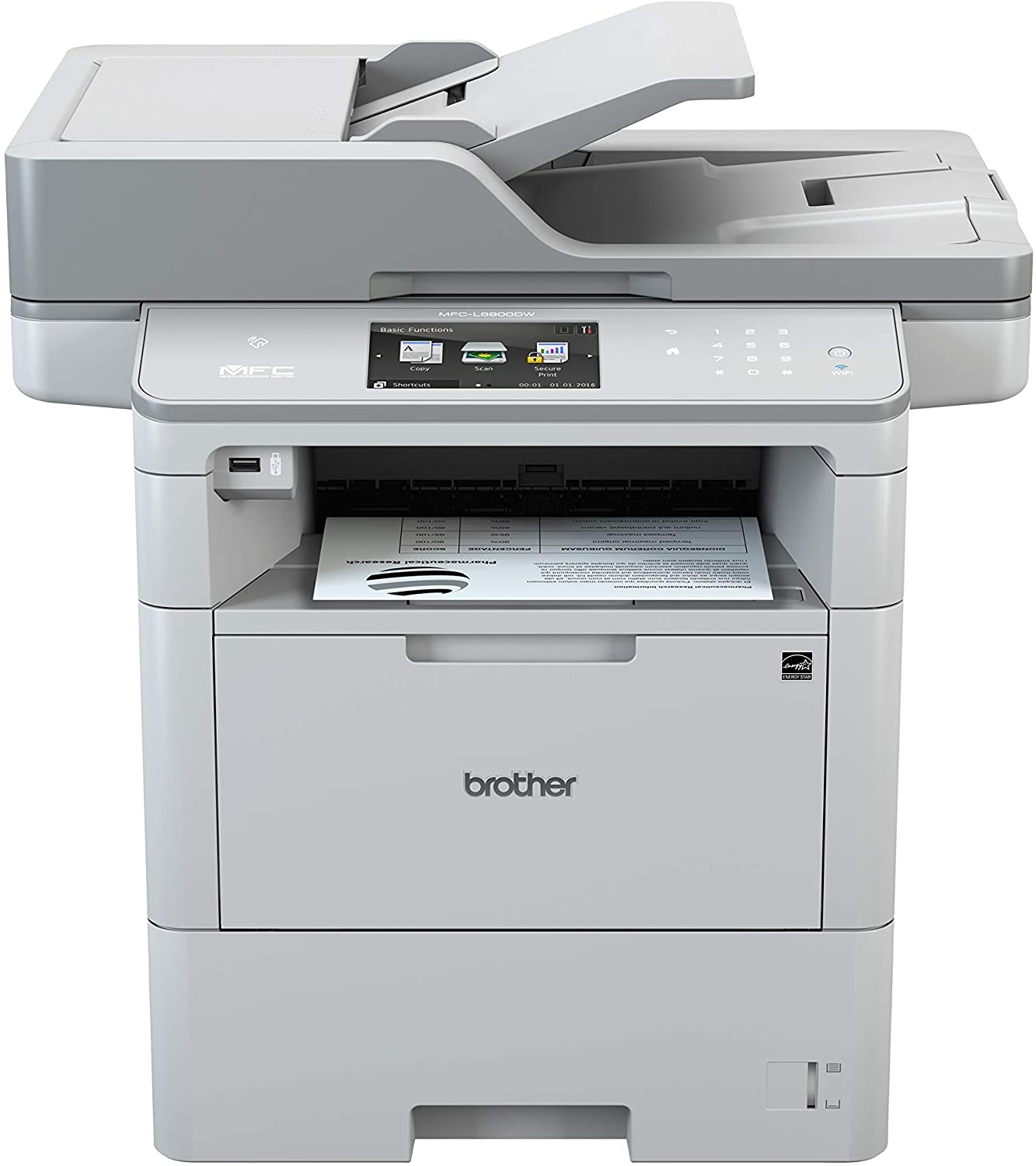 Brother MFC-L5710DW Imprimante multifonction Laser monochrome WiFi Duplex  Fax Blanc