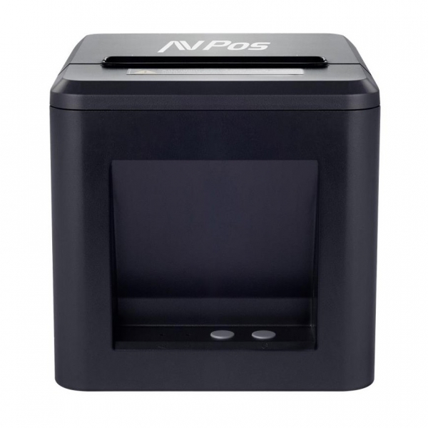 Imprimante thermique de tickets AVPos AVP-TC40NET - Vitesse 260 mm/s - Découpe automatique partielle - USB et LAN - Couleur noire