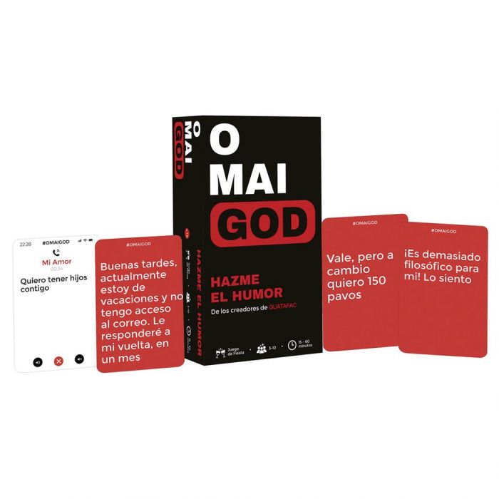 Jeu de Cartes Omaigod - Questions et Réponses Thématiques/Résumé - De 3 à 8 Joueurs - A partir de 18 ans - Durée 15-60min. environ.