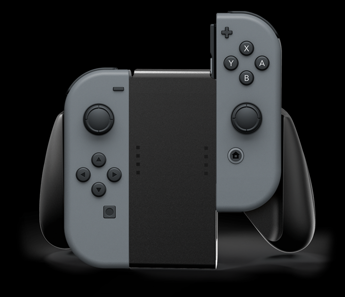 Joy-Con PowerA Comfort Grip pour Nintendo Switch - Couleur noire