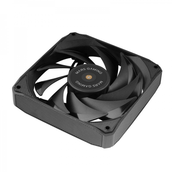 Kit de ventilateur Mars Gaming MF-NCLX2 PWM - Pales hybrides - Roulements FDB en cuivre - Coussinets anti-vibrations - Contrôle précis de la vitesse - Débit d'air 72 CFM - Couleur noire