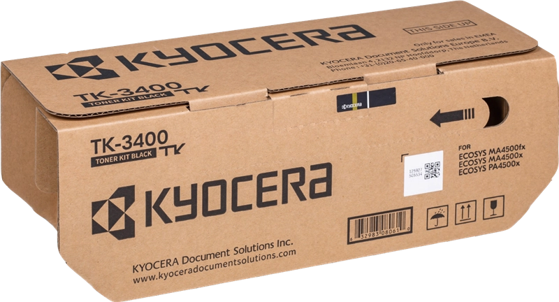 Kyocera TK3400 Cartouche de toner d'origine noire - 1T0C0Y0NL0