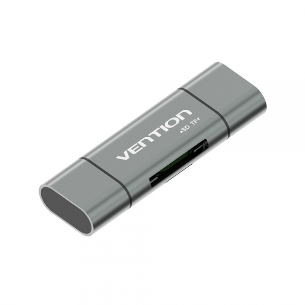 Lecteur de carte externe USB 3.0 Vention - Gris