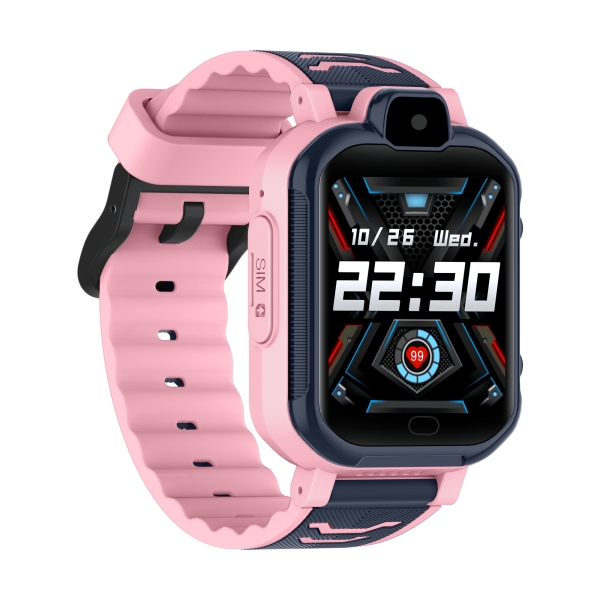 Leotec Kids Allo Max 4G Smartwatch Watch Touch Screen 1.69" - GPS, WiFi, Bluetooth - Possibilité de passer des appels et des appels vidéo