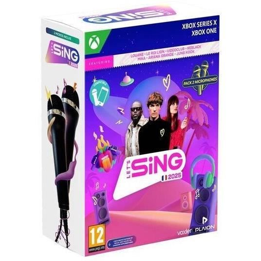 Let's Sing 2025 + 2 Micros - Jeu Xbox Series X