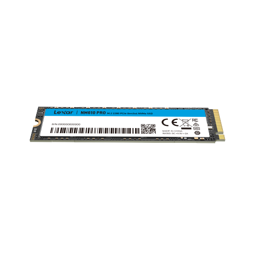 Lexar NM610 Pro 2 To SSD NVME M.2 2280 PCIE Gen3x4 - Vitesses de lecture 3300 Mo/s - Écriture 2600 Mo/s - 6 fois plus rapide que Sata