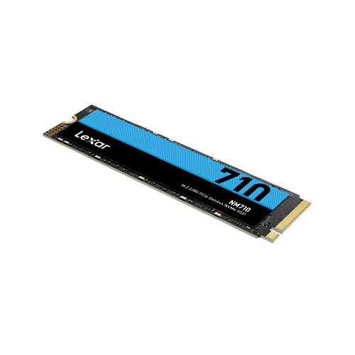 Lexar NM710 SSD 500 Go NVME Gen4x4 – Vitesses jusqu'à 5 000 Mo/s – HMB 3.0 et technologie de cache SLC