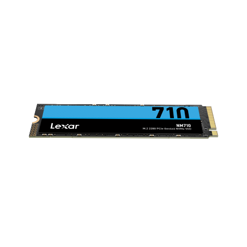 Lexar NM710 SSD NVME Gen4x4 - Vitesses de lecture 5000 Mo/s - Écriture 4500 Mo/s - HMB 3.0 et technologie de cache SLC