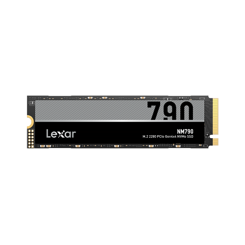 Lexar NM790 SSD NVME 4 To - Vitesses de lecture 7 400 Mo/s - Écriture 6 500 Mo/s - PCIE Gen4x4 NVME 1.4 - Flash Nand 3D - Contrôleur 12 nm