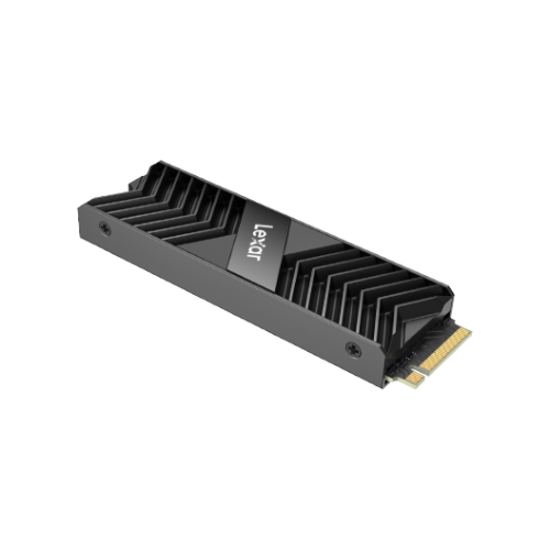 Lexar NM800Pro SSD 512 Go PCIE Gen4x4 NVME - Vitesses de lecture 7 450 Mo/s - Écriture 3 500 Mo/s - Flash Nand 3D - Dissipateur thermique intégré - TBW 500 To