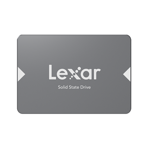 Lexar NS100 SSD 2,5" SATA III 125 Go - Démarrages rapides - Transferts efficaces - Résistant aux chocs - Silencieux et frais