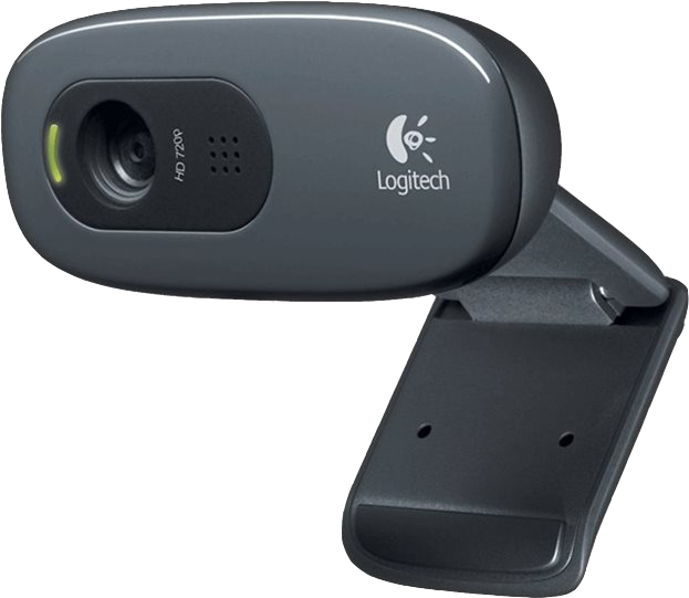 Logitech C270 Webcam HD 720p - 3Mpx - USB 2.0 - Microphone intégré - Angle de vision 60º
