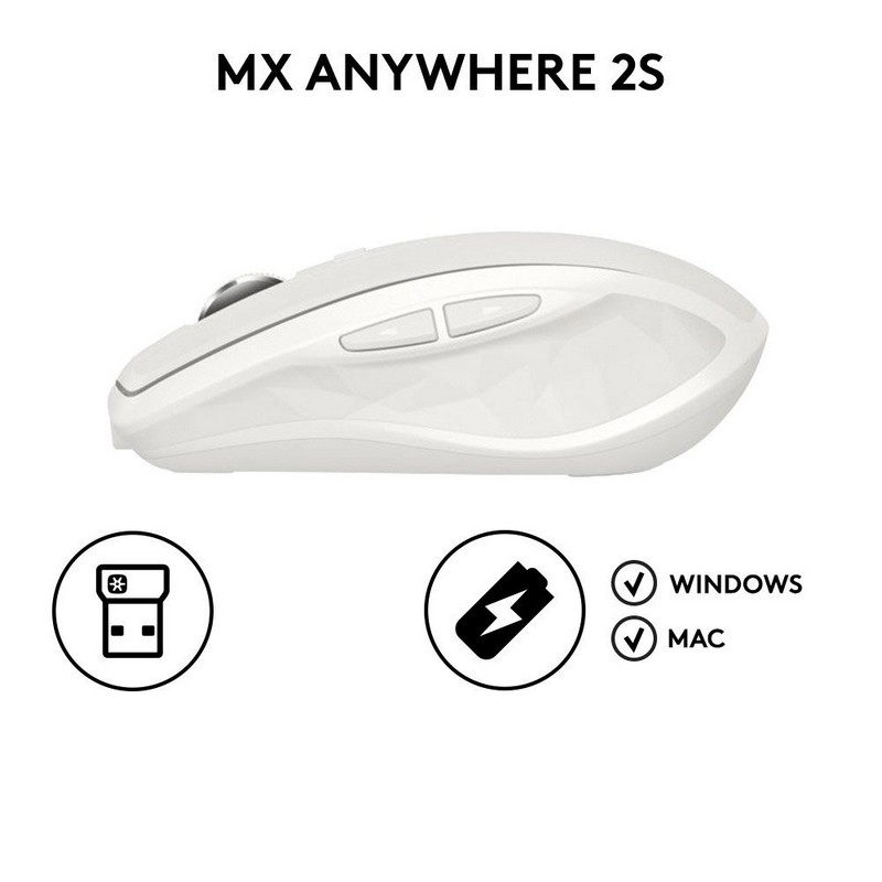 Logitech MX Anywhere 2S Souris USB Sans Fil