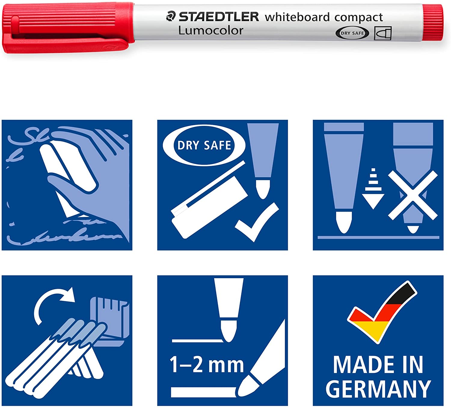 	LOT de 10 Marqueur tableau blanc Staedtler