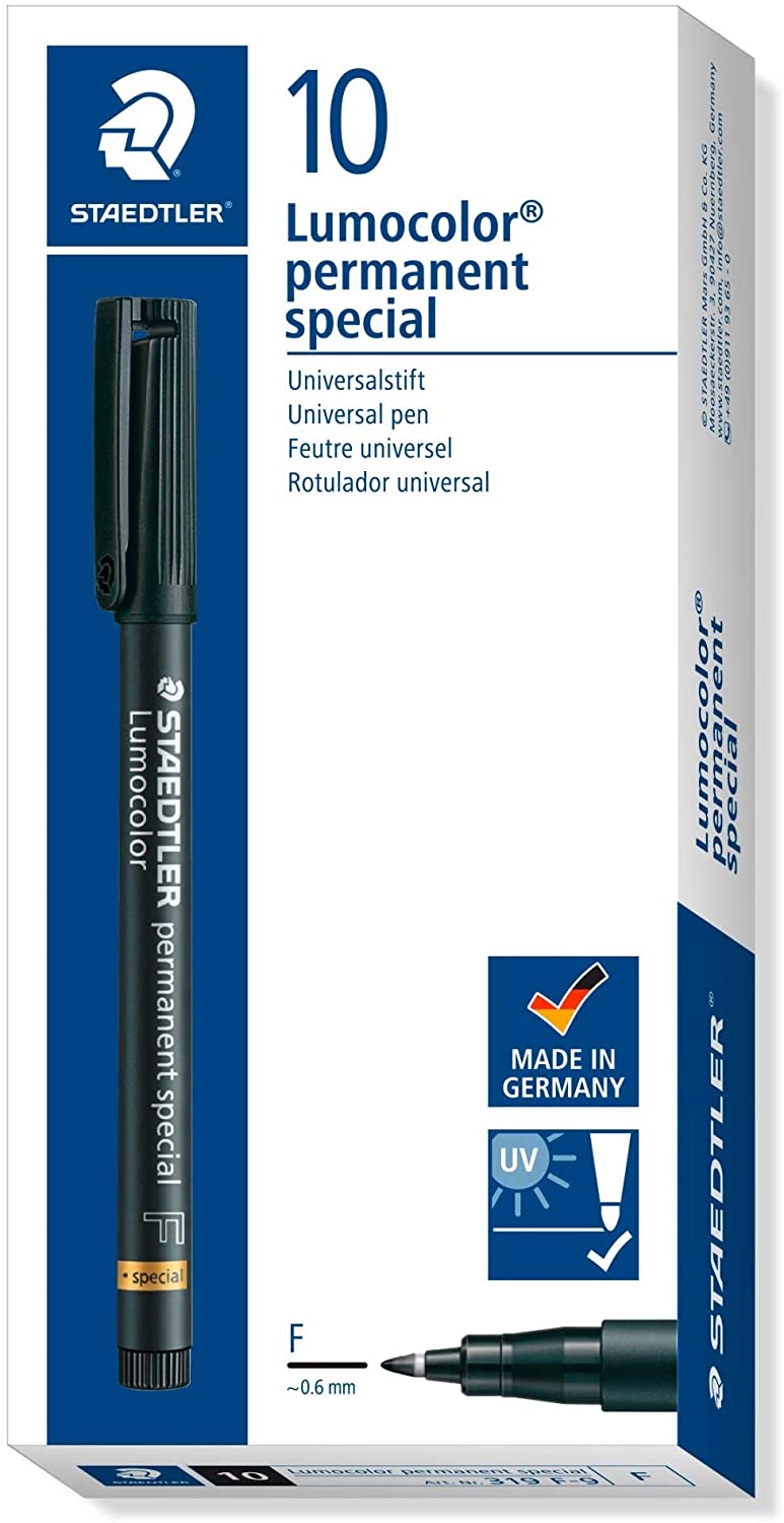 LOT de 10 Staedtler Lumocolor Permanent