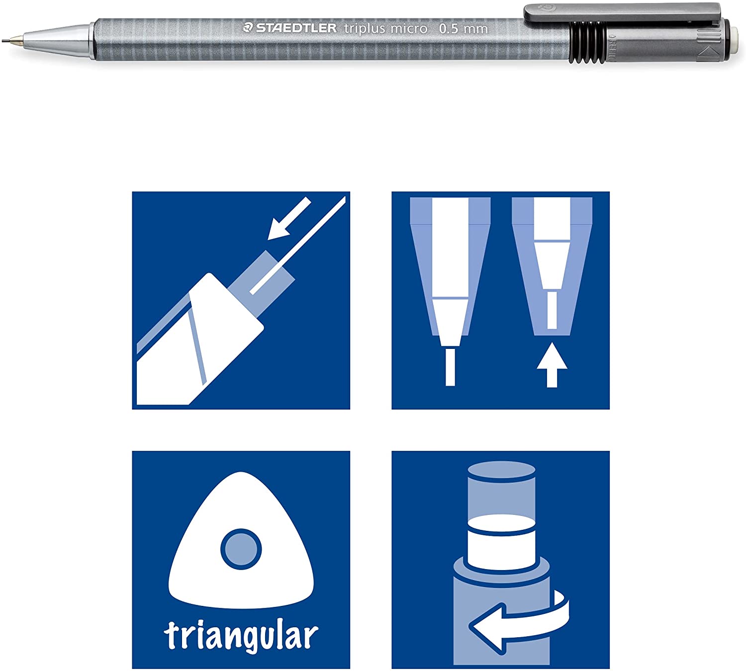 LOT de 10 Staedtler Triplus Micro 774 Portemine